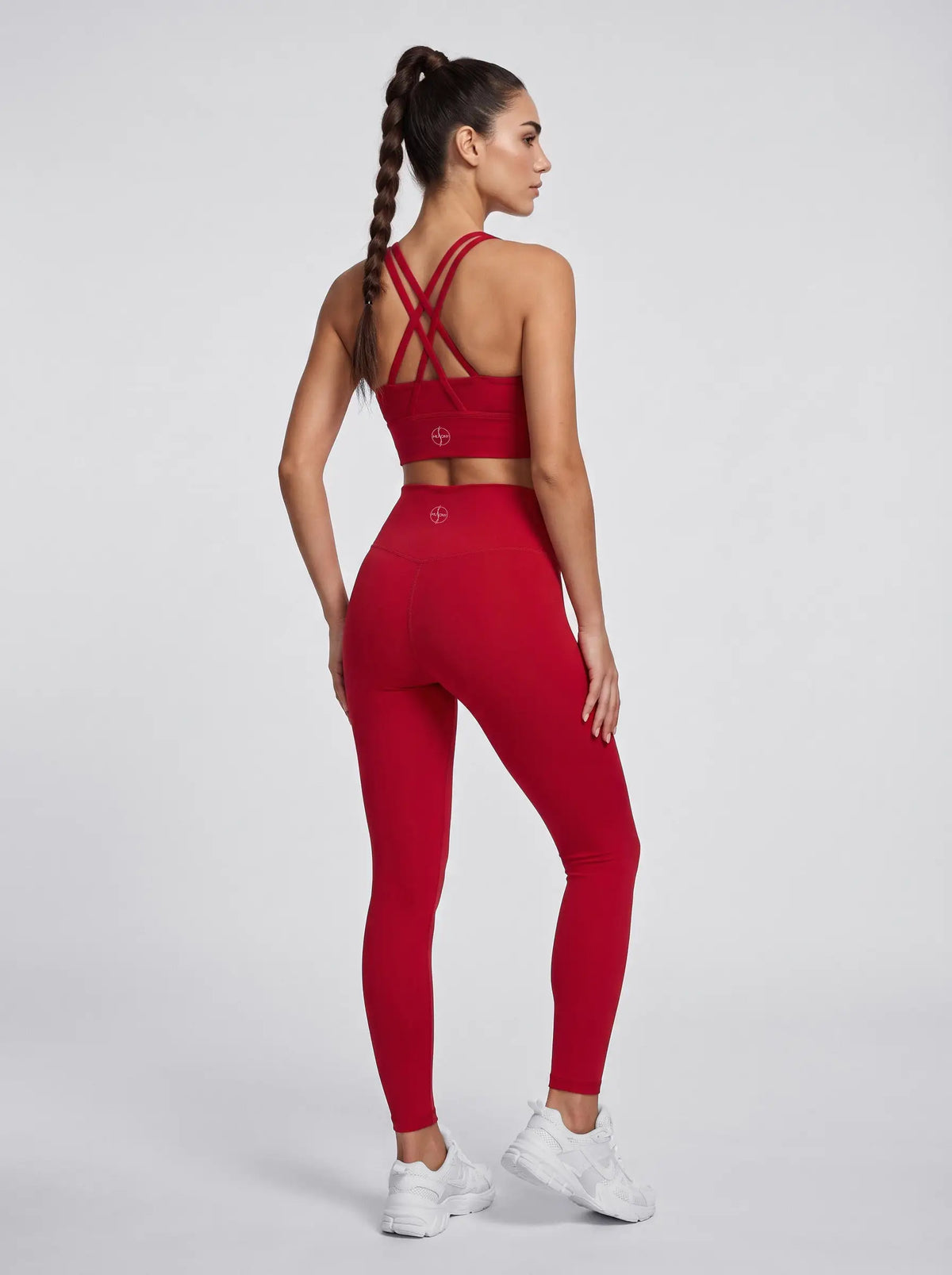 Legginsy – czerwone