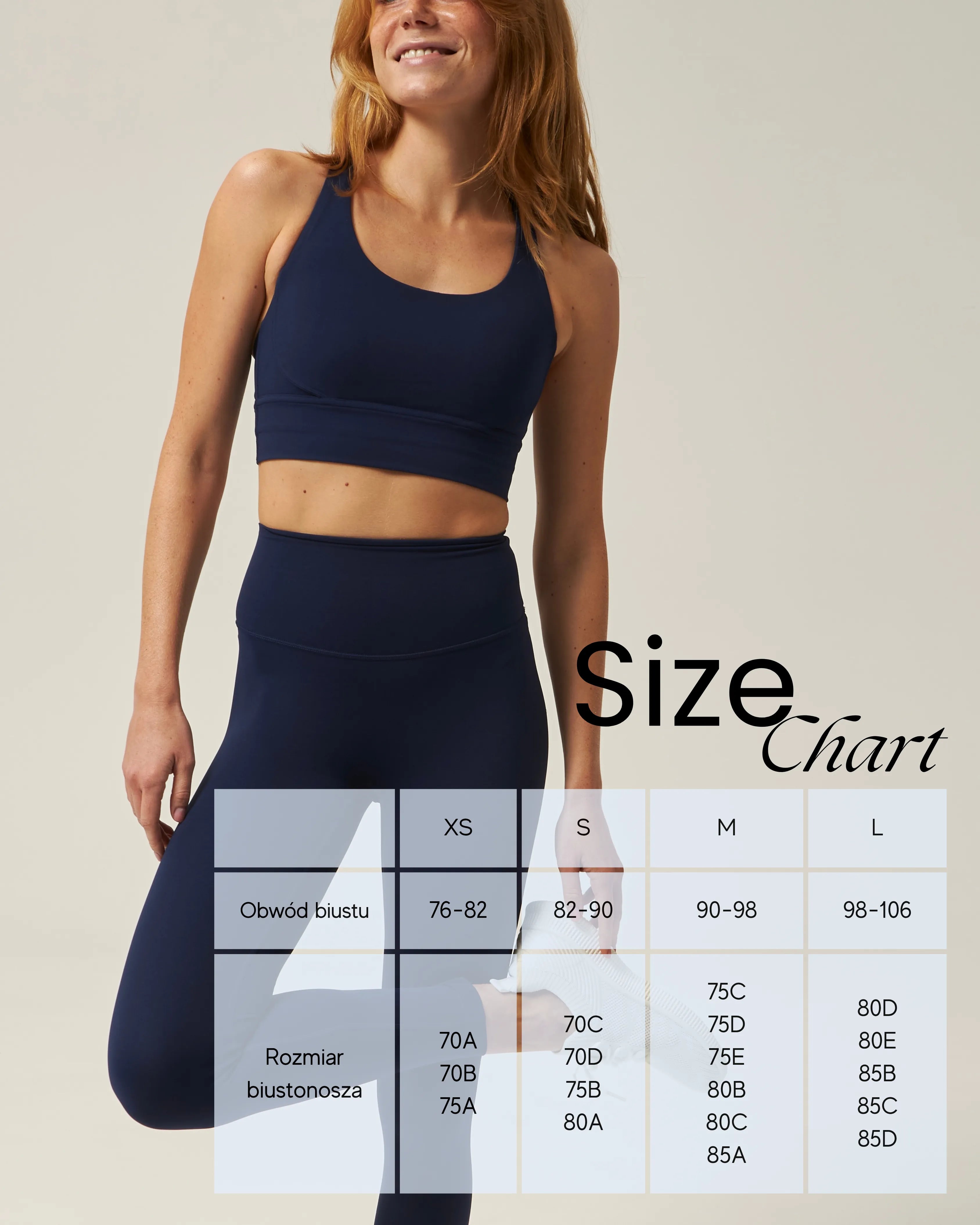 Top sportowy BALLET granatowy