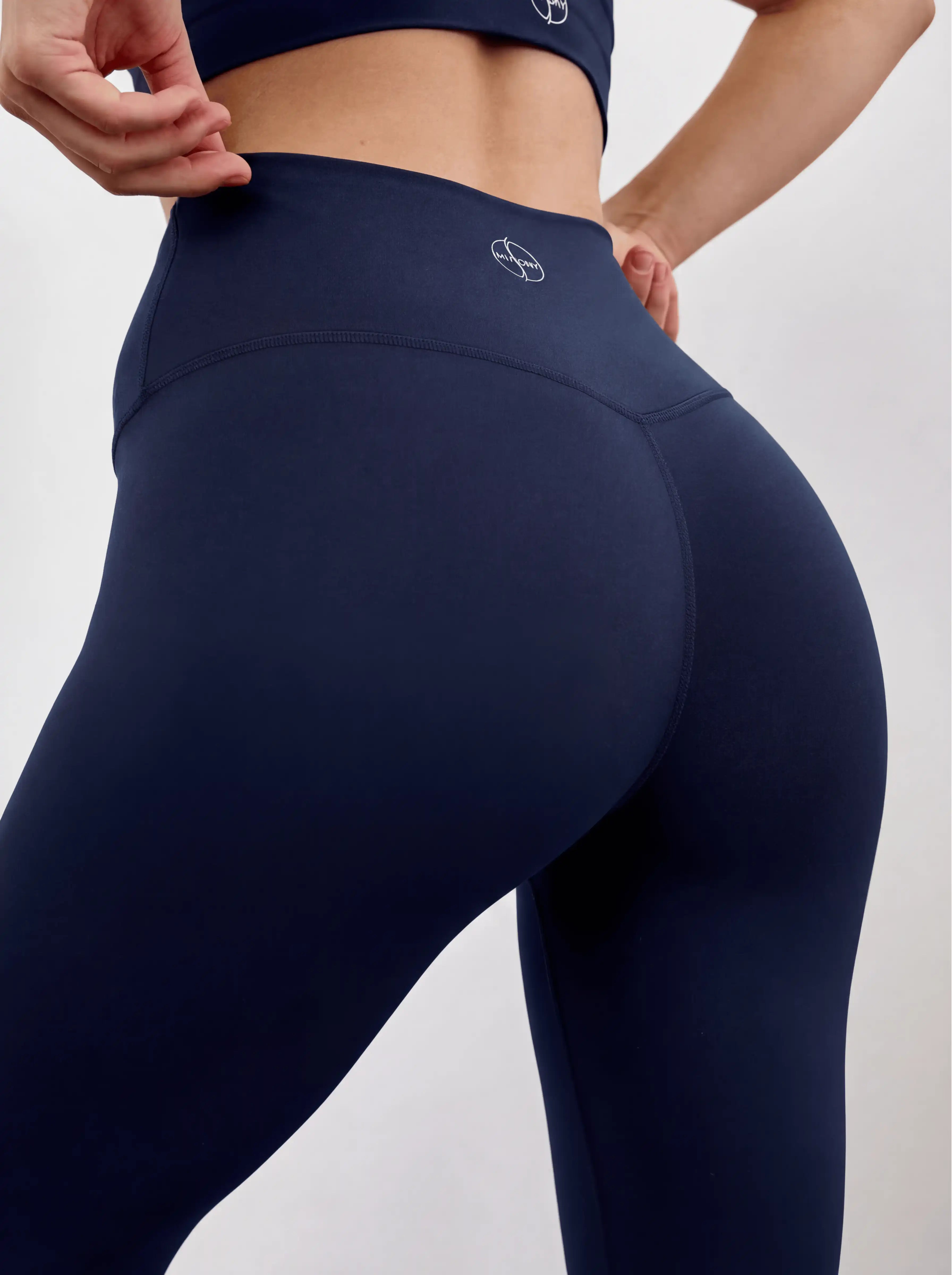 Legginsy granatowe