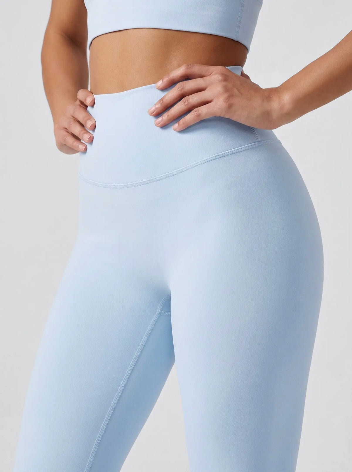 Legginsy – błękitne