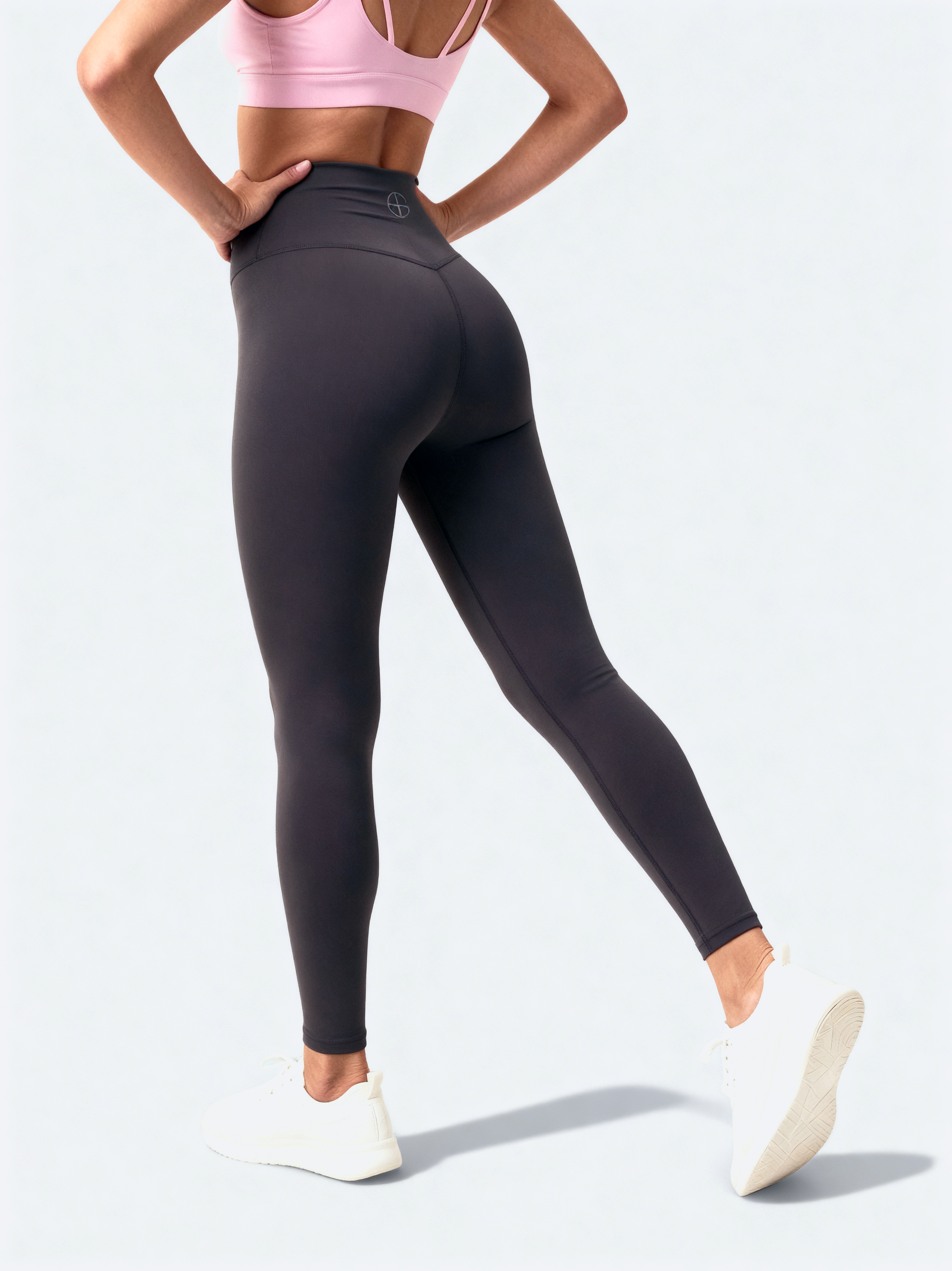 Legginsy grafitowe