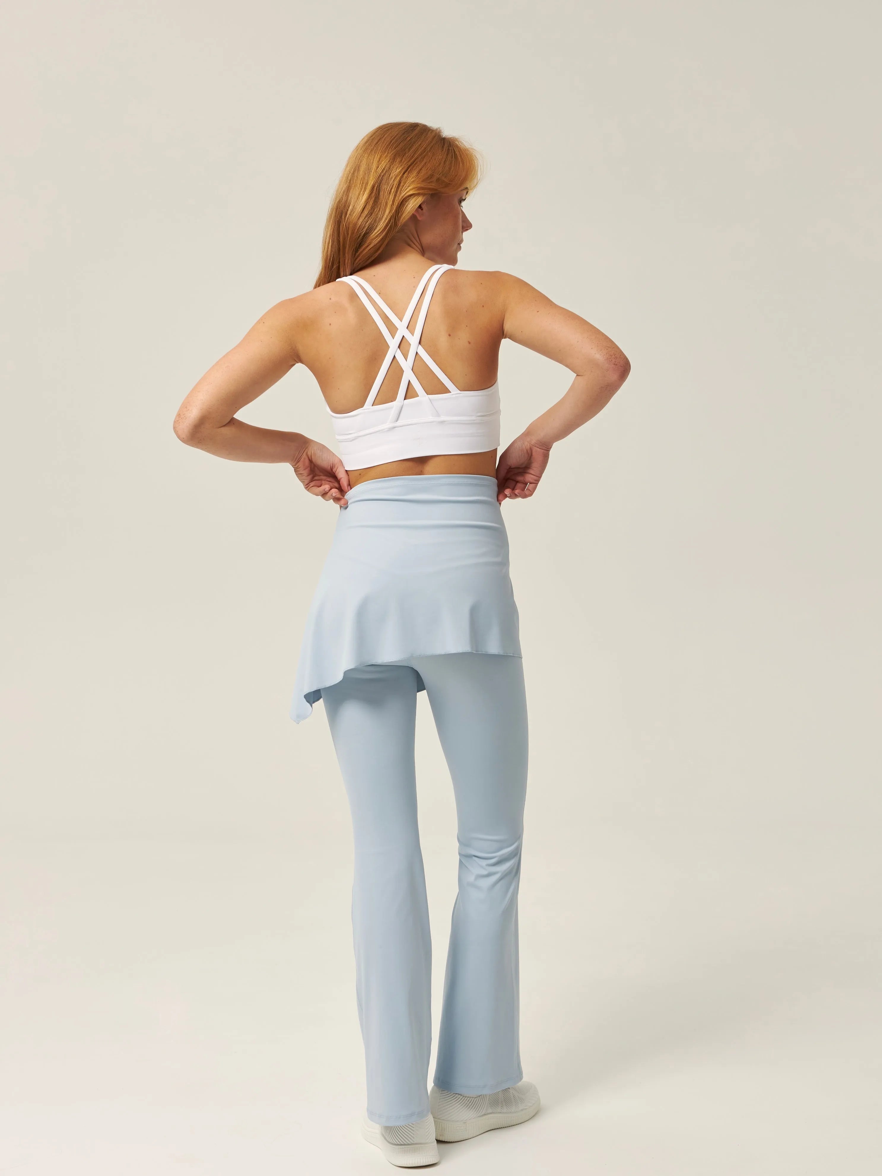 Legginsy flare z spódniczką