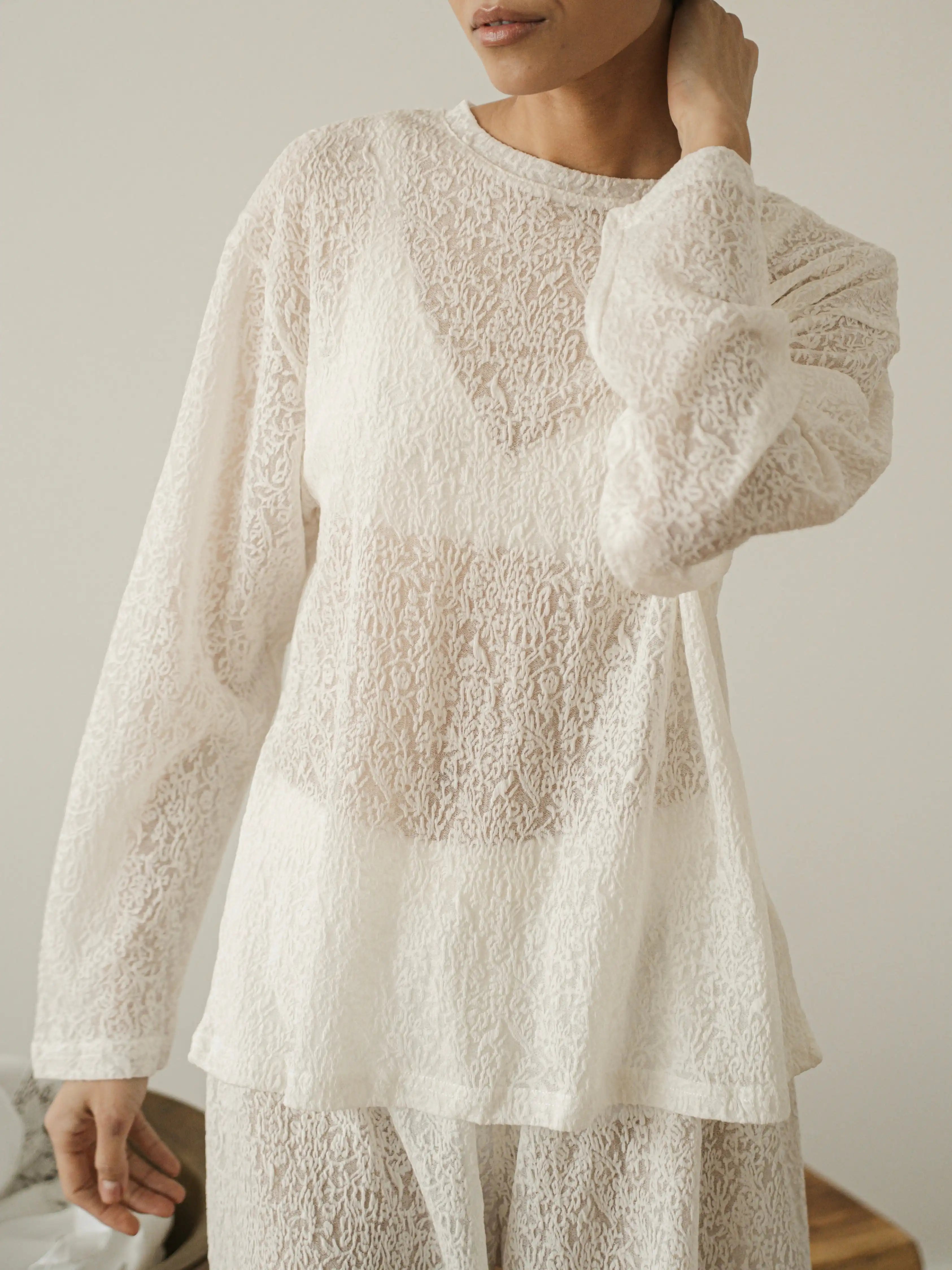 Ecru Long Sleeve
