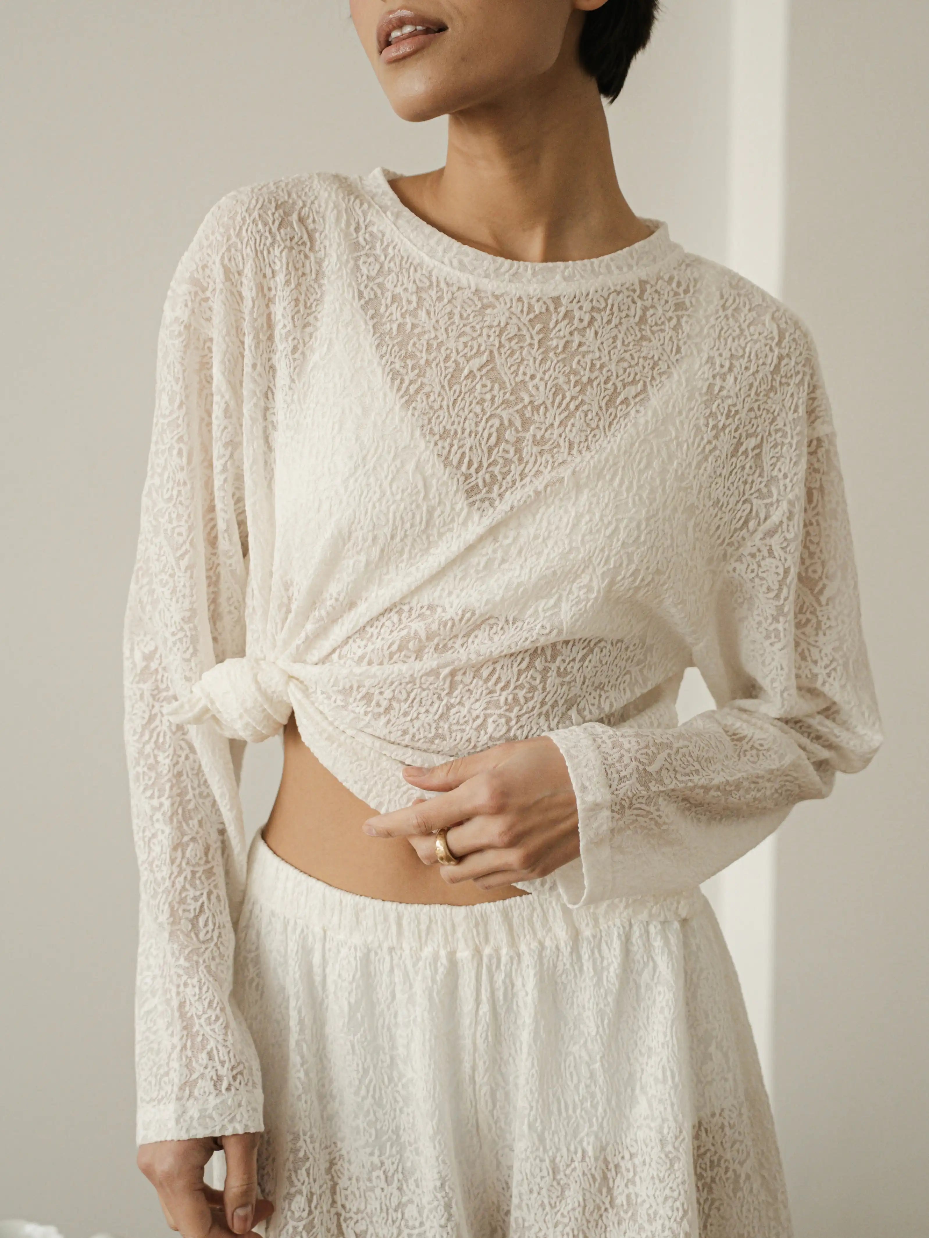 Longsleeve Ecru