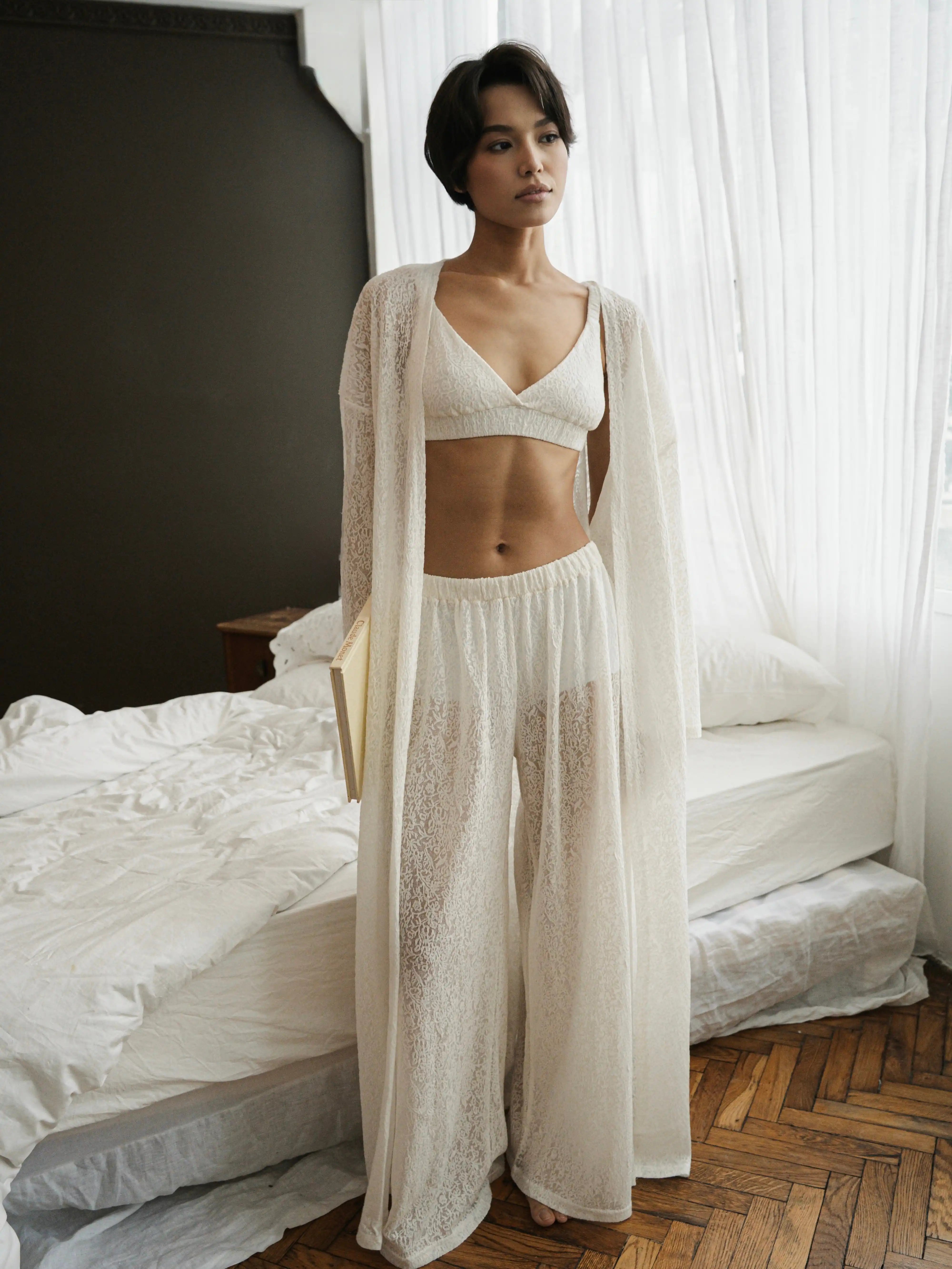 Ecru Pants