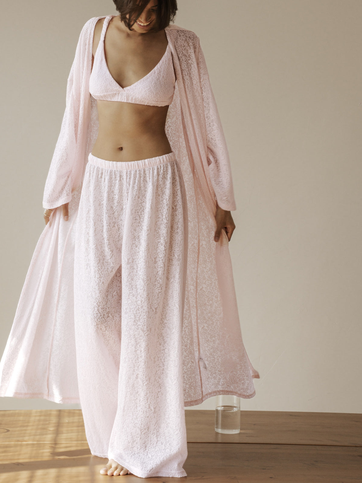 Koronkowe kimono – Róż