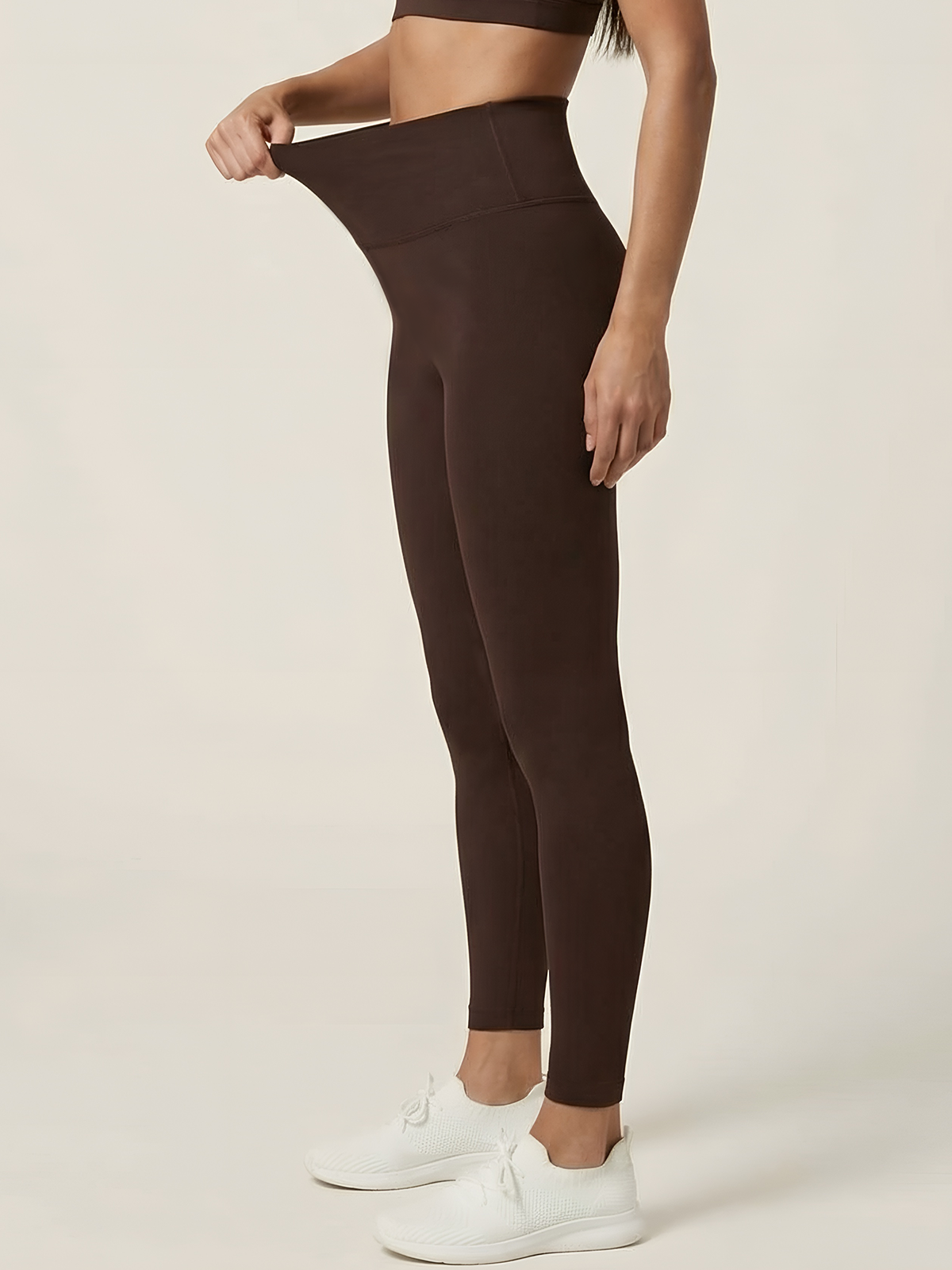 Chocolate Brown Sports Leggings 