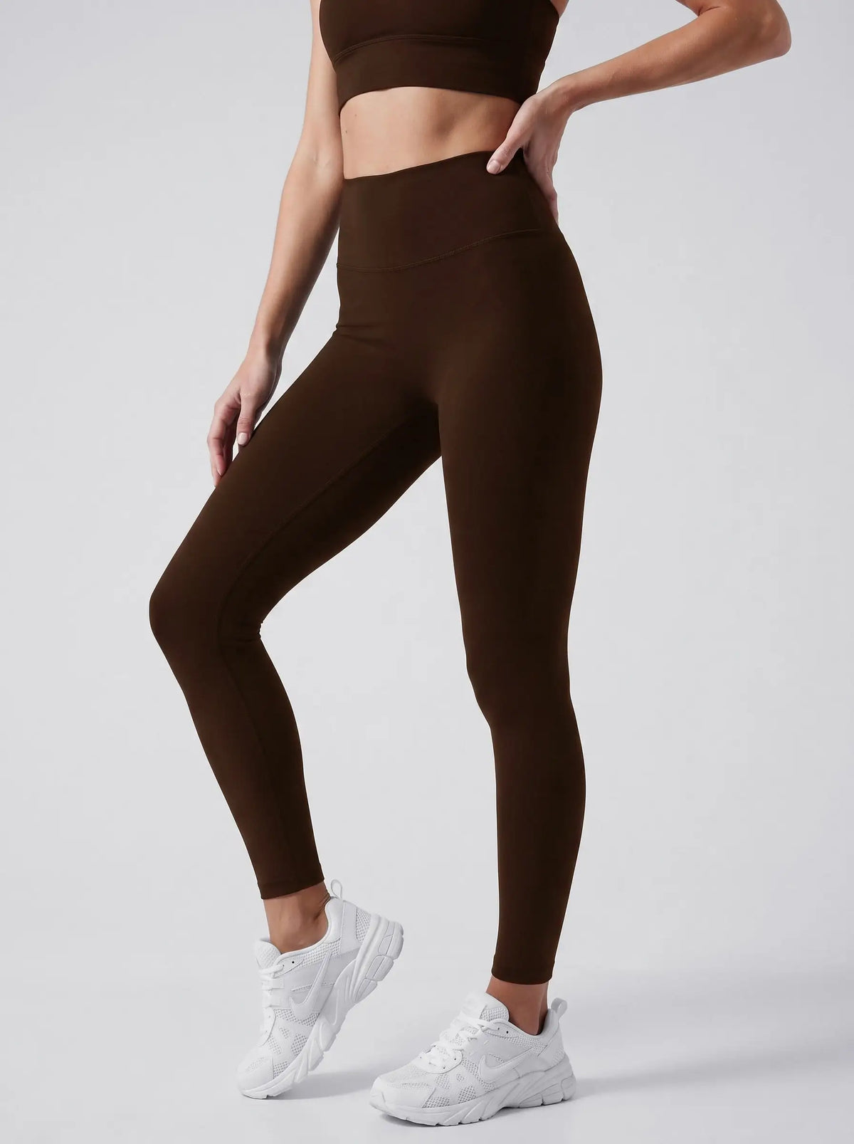 Legginsy – czekoladowe