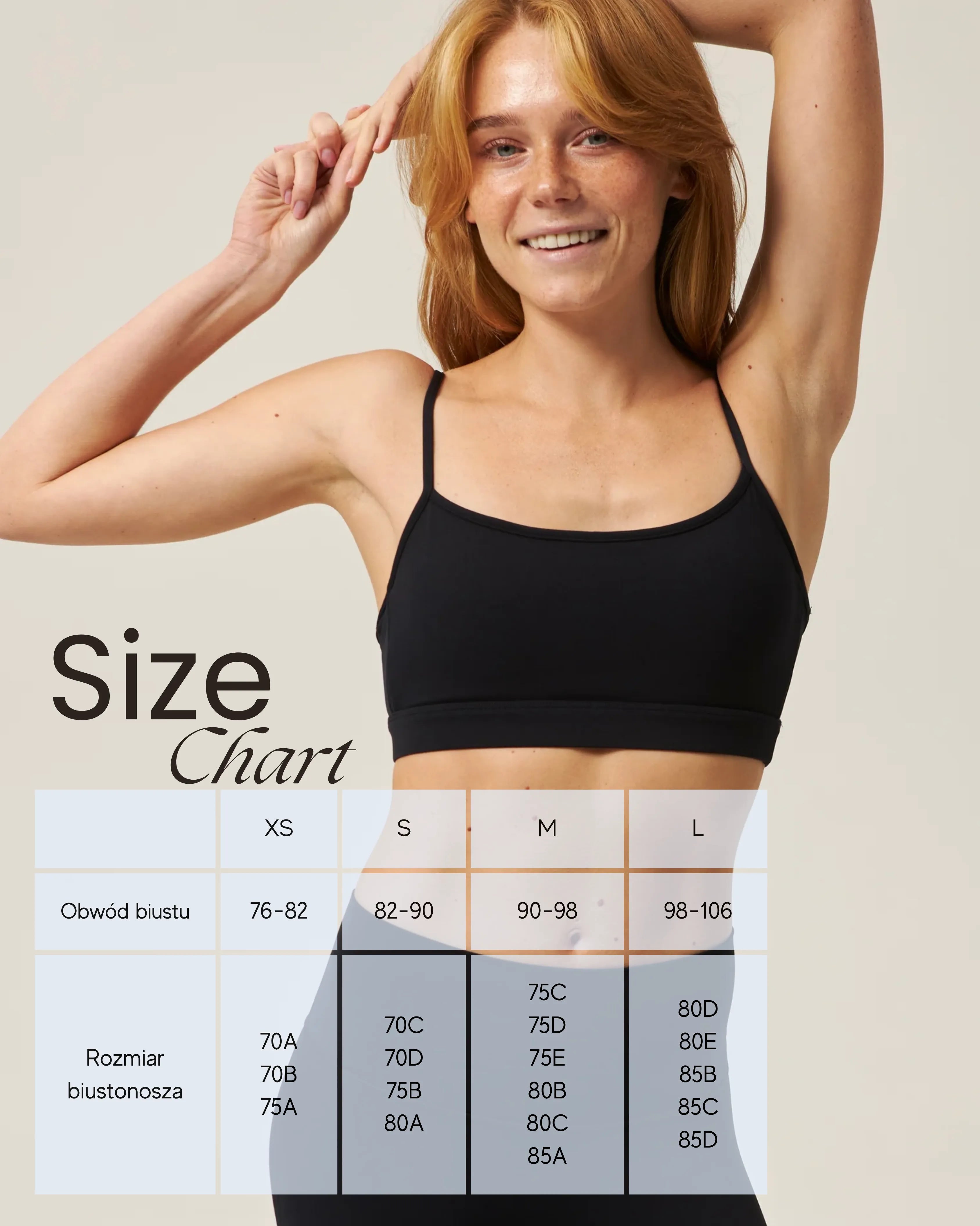 Top sportowy z cienkimi ramiączkami