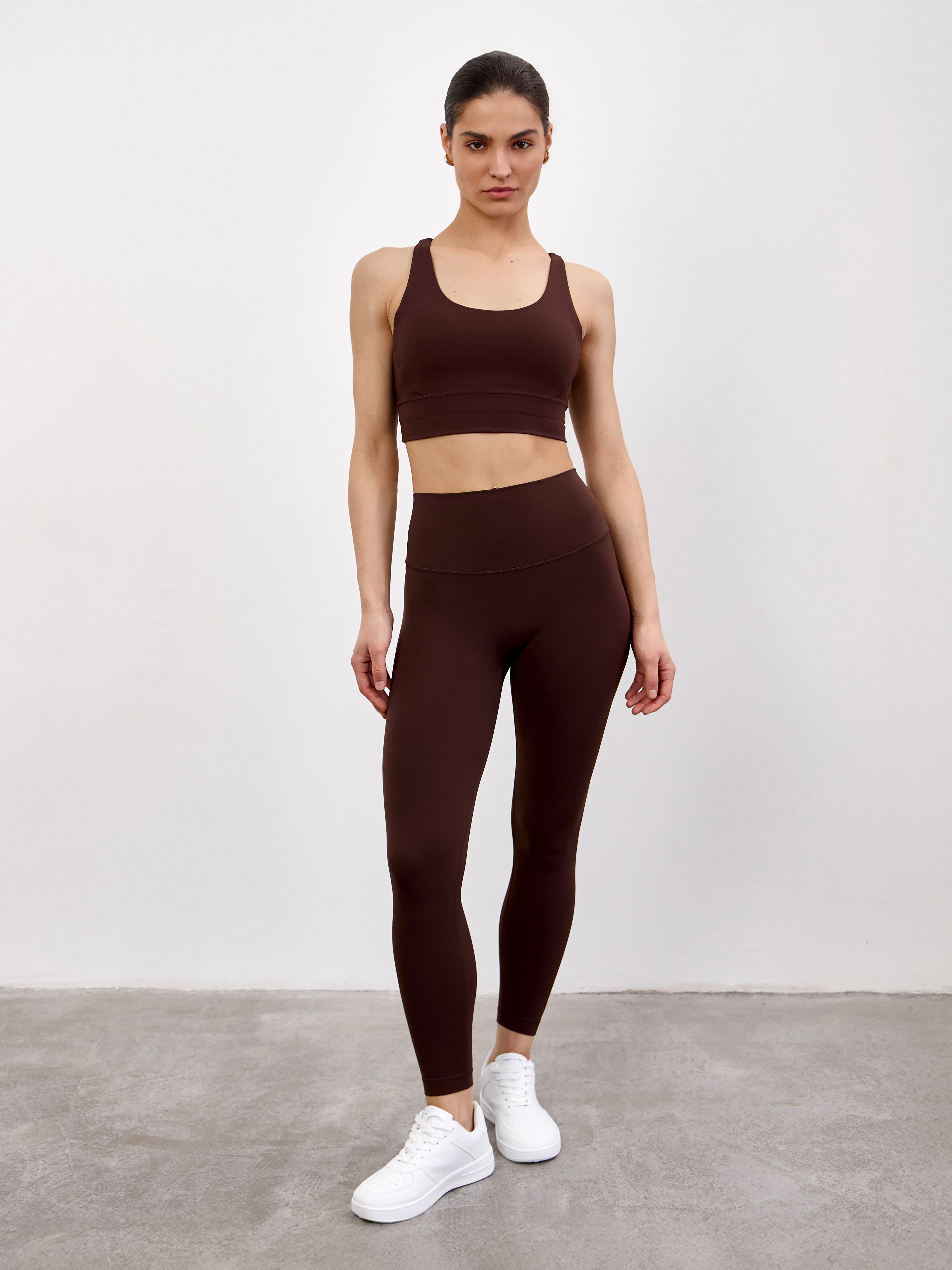 Legginsy czekoladowe