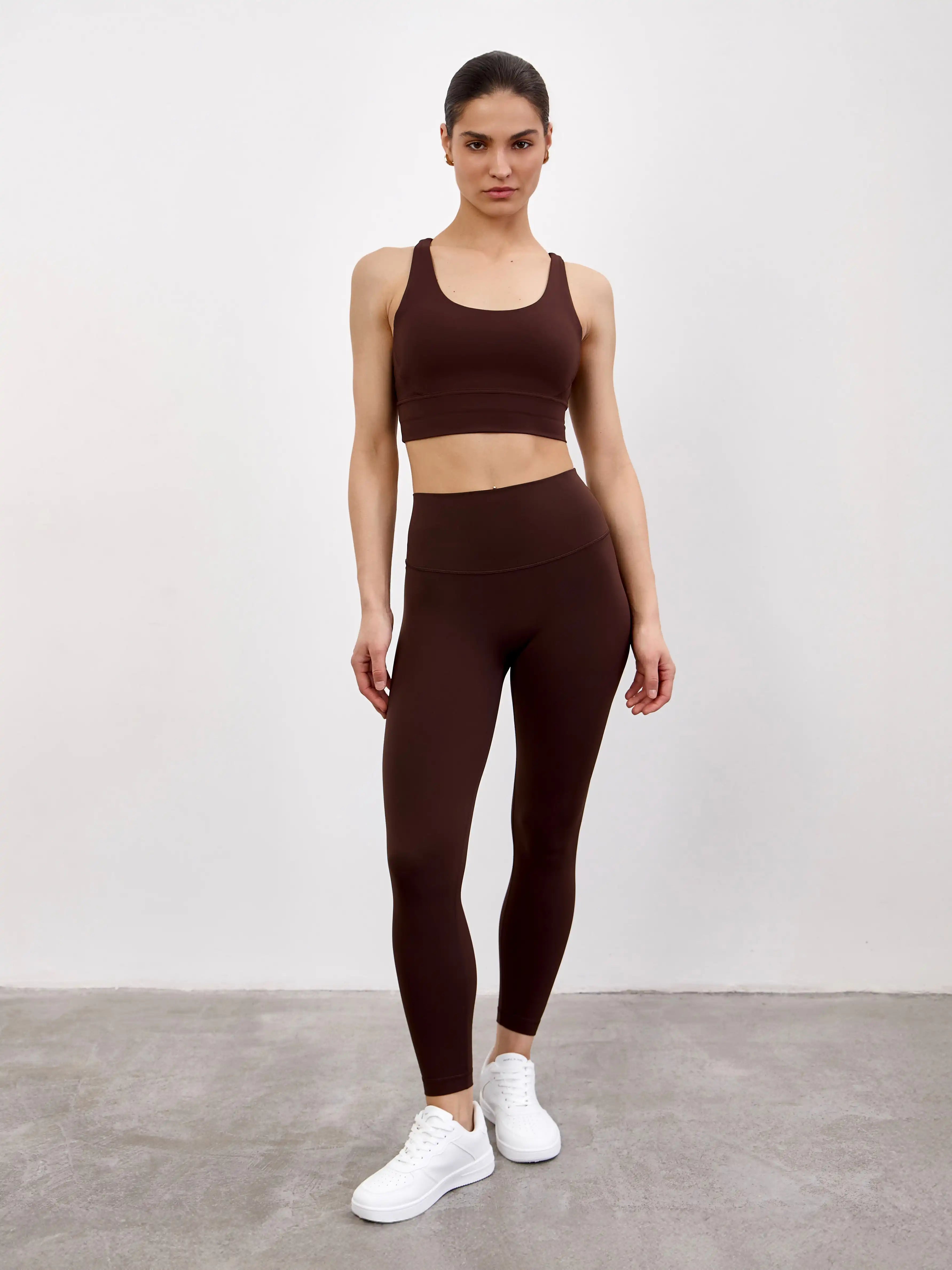 Legginsy czekoladowe
