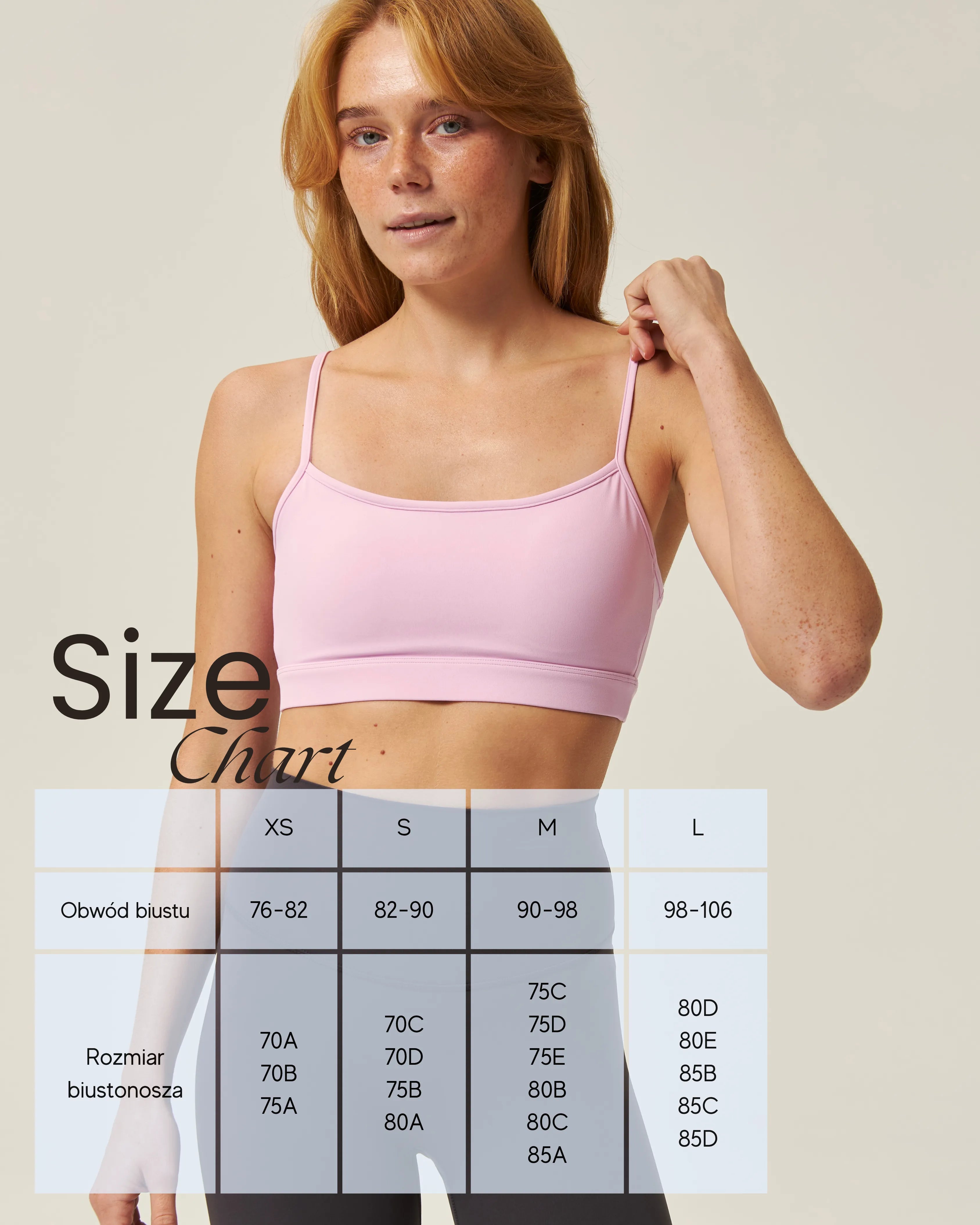 Top sportowy z cienkimi ramiączkami