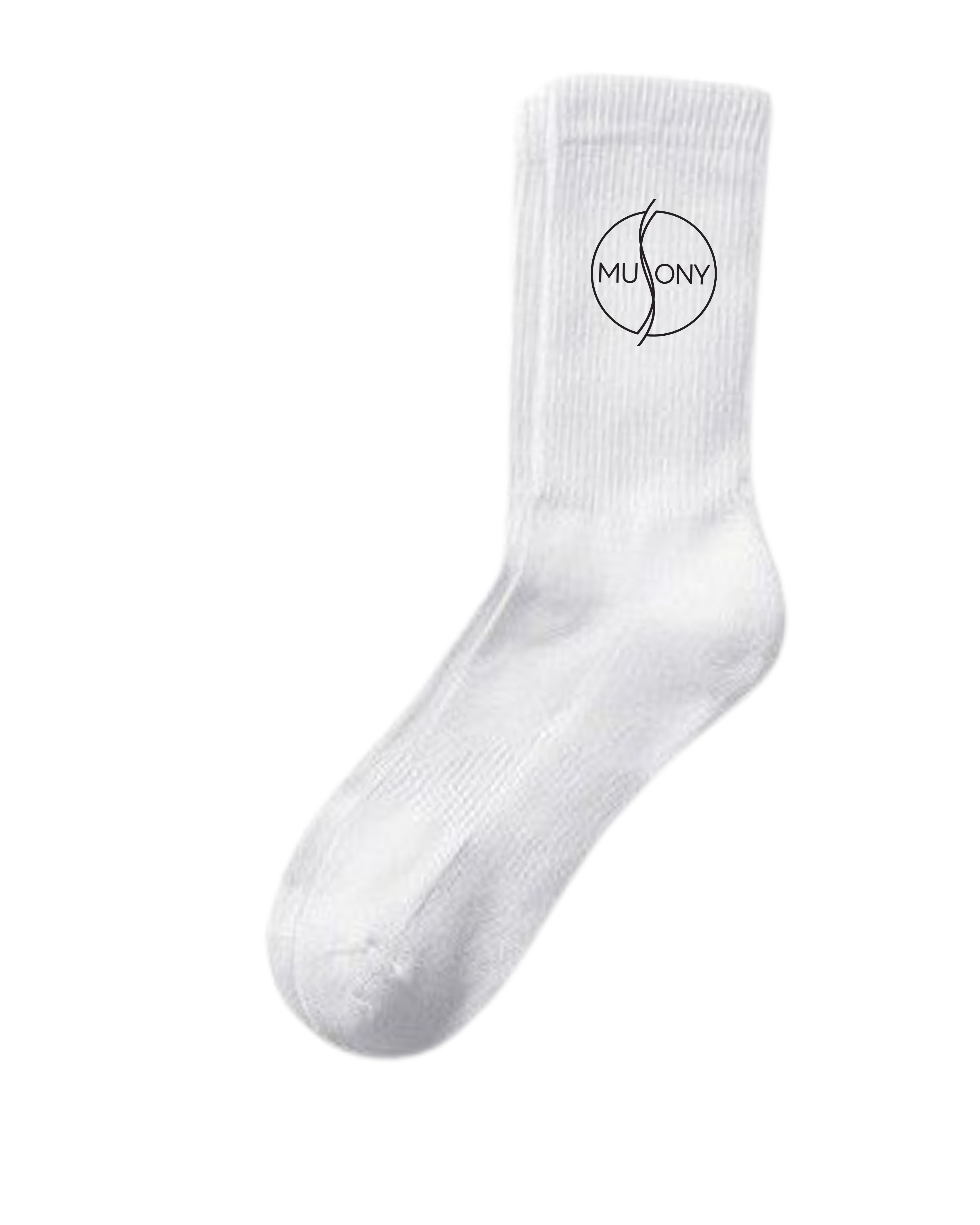 Białe skarpety sportowe