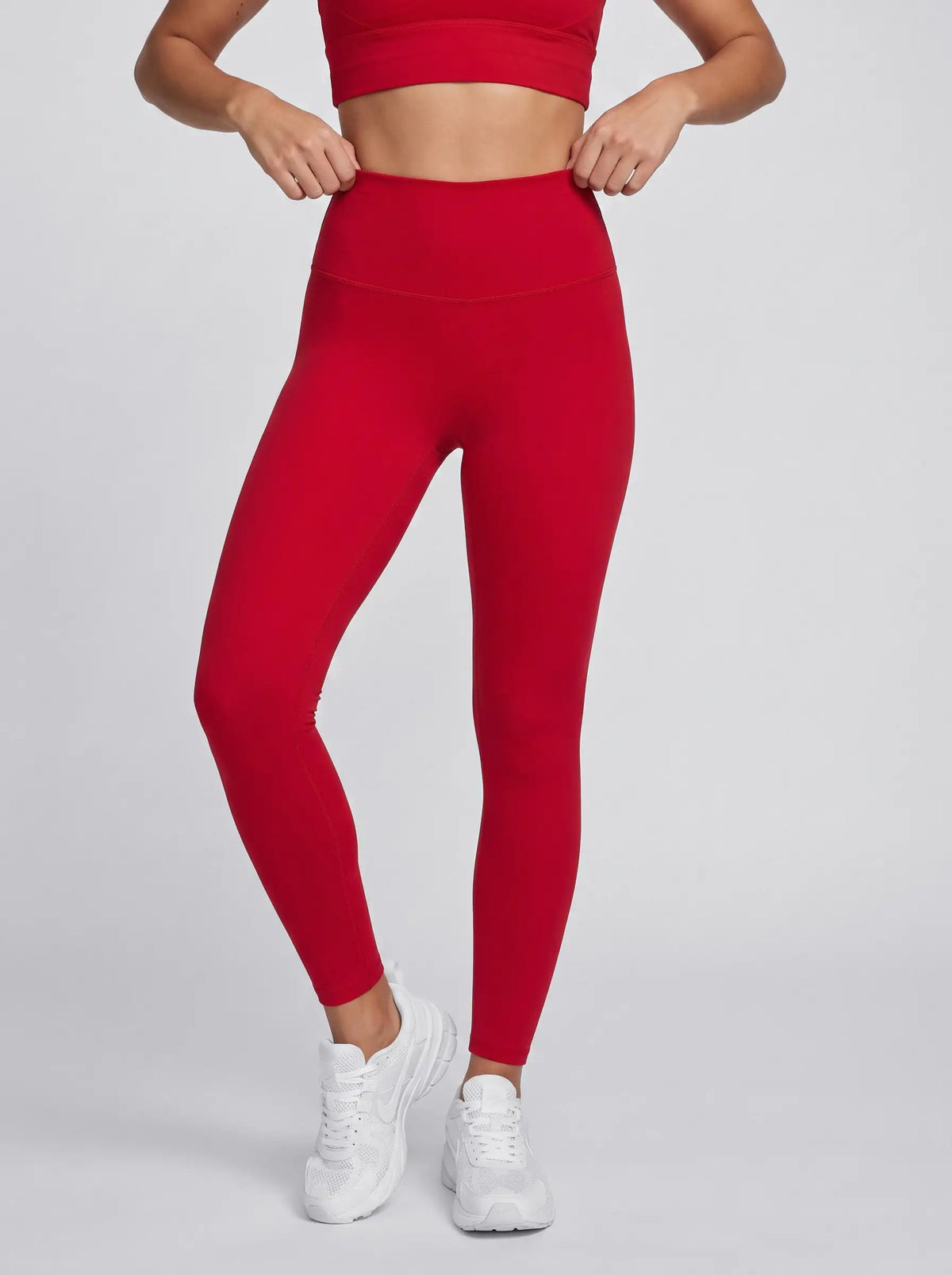 Legginsy – czerwone