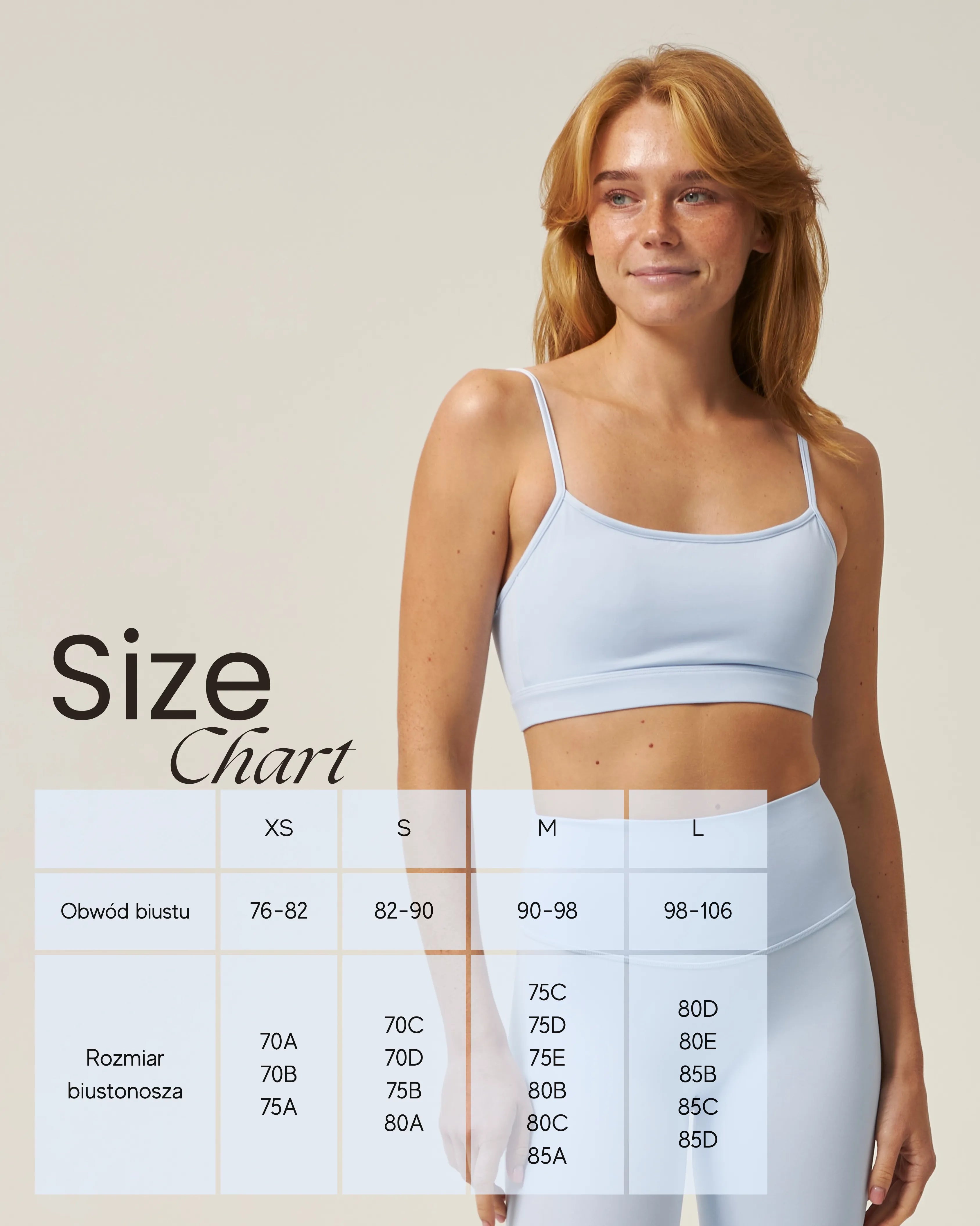 Top sportowy z cienkimi ramiączkami