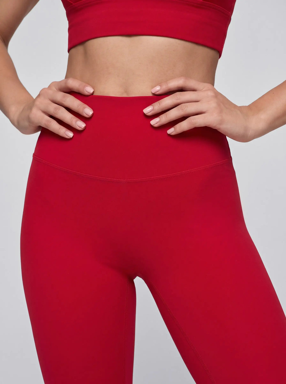 Legginsy – czerwone