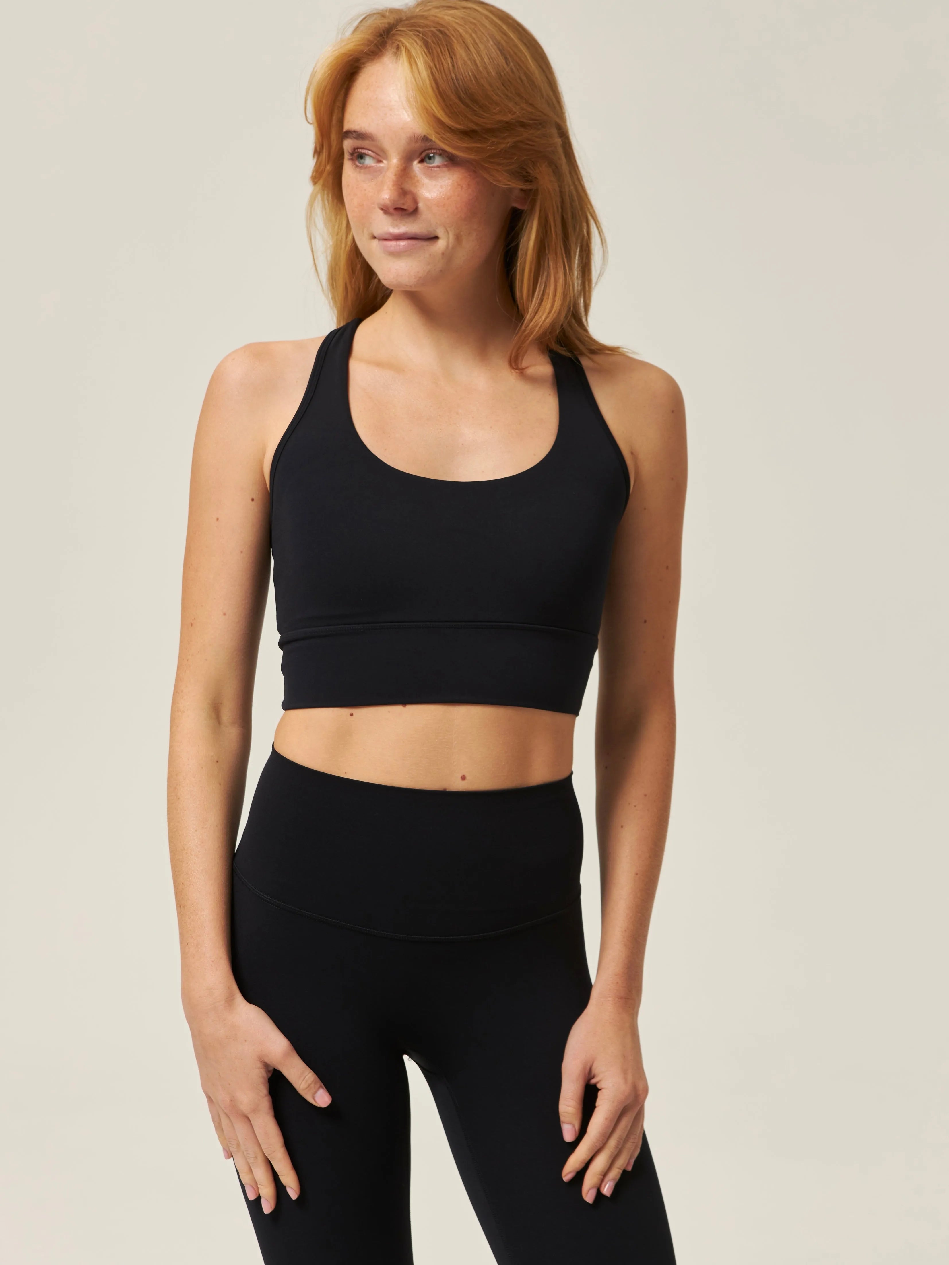 Top sportowy czarny BALLET