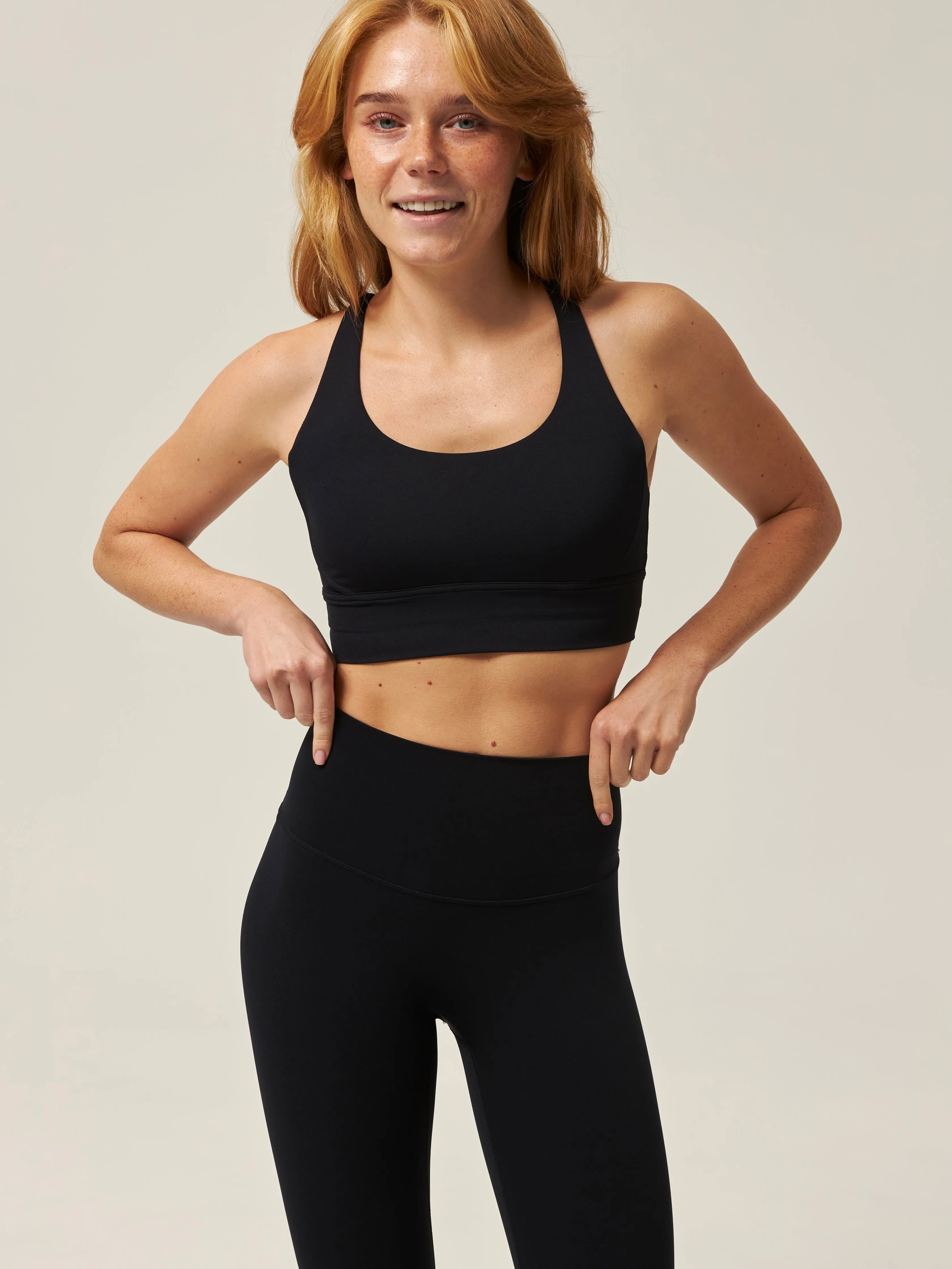 Top sportowy czarny BALLET