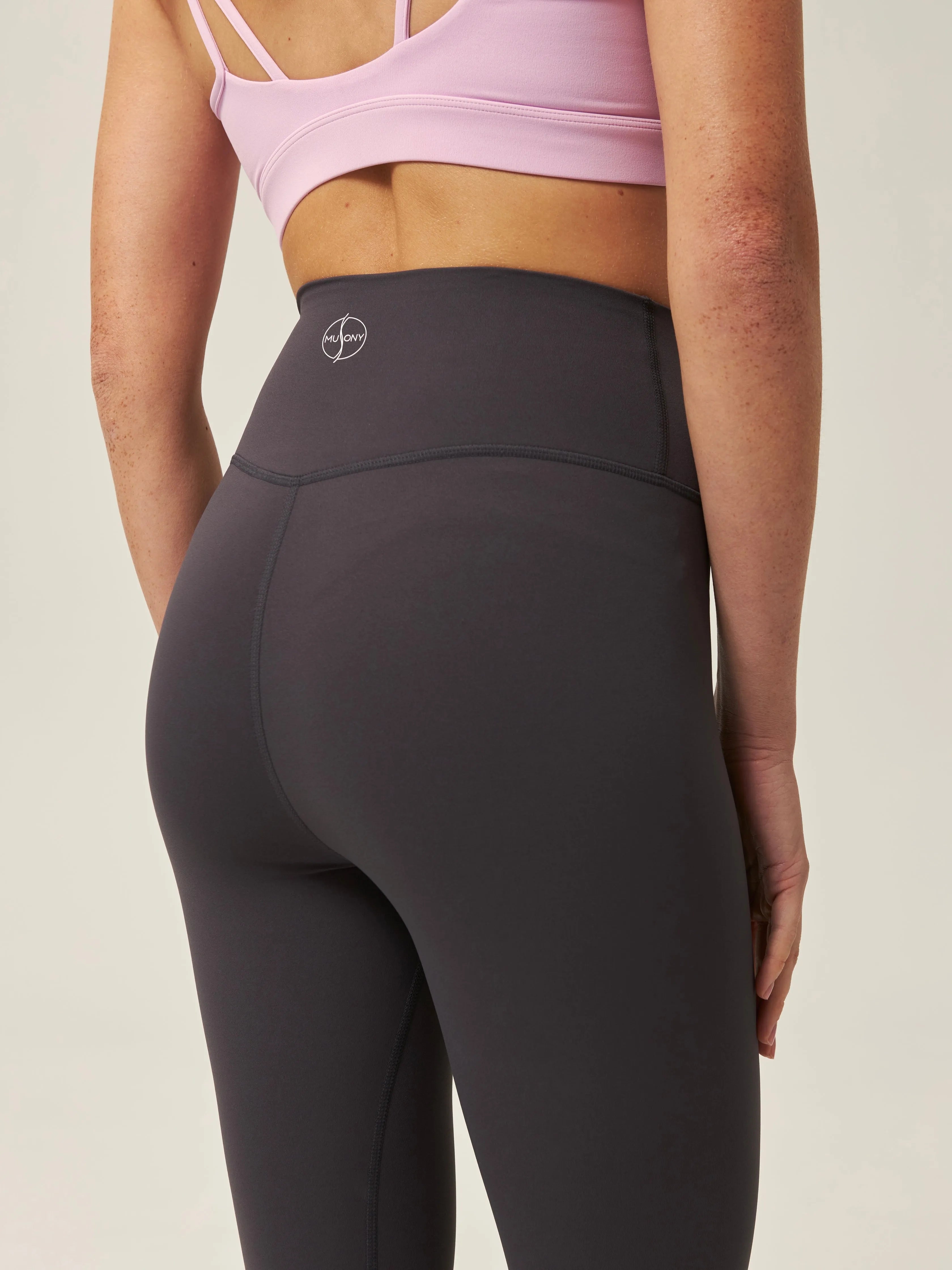 Legginsy sportowe grafitowe