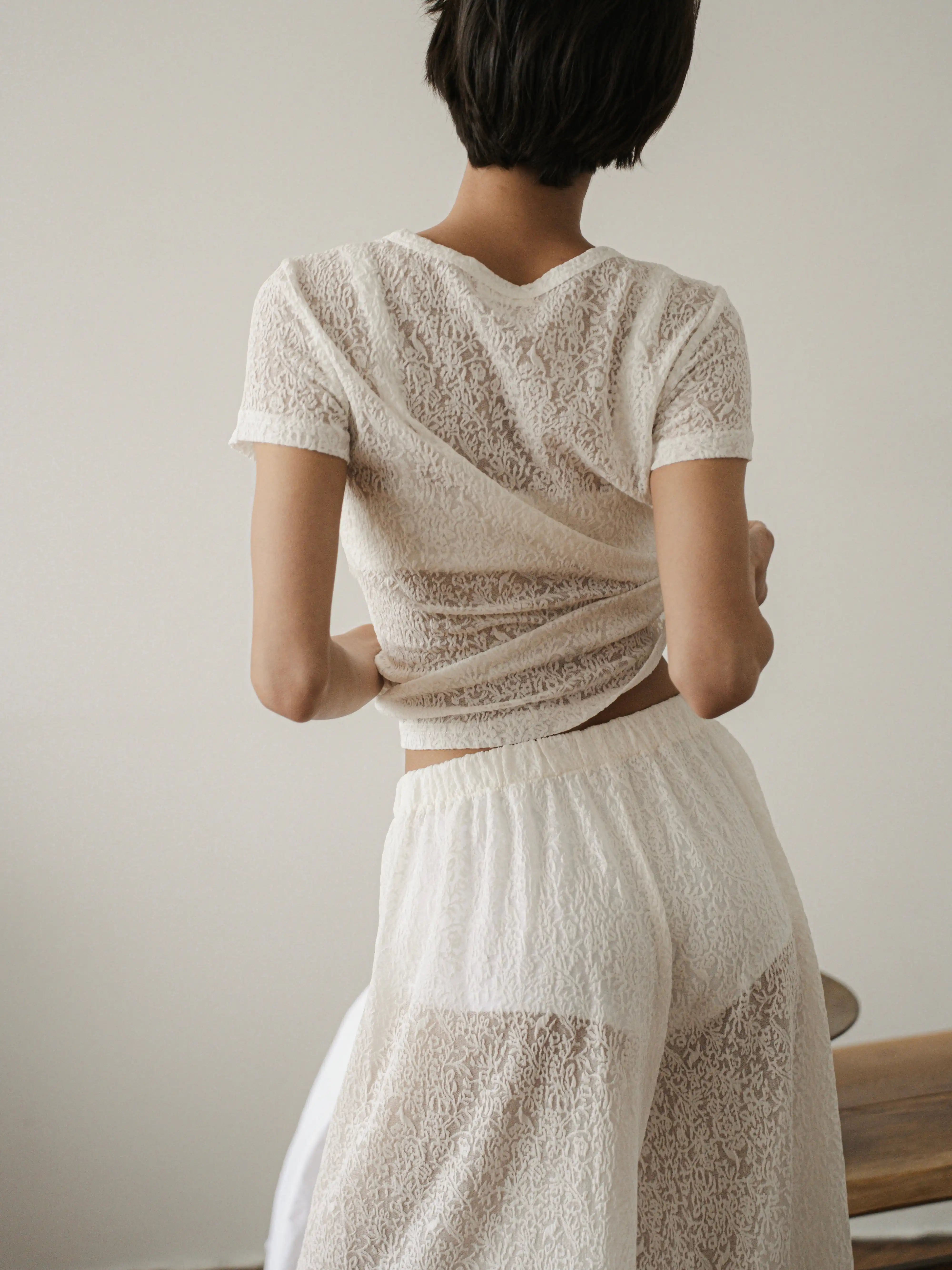 Ecru Lace Blouse