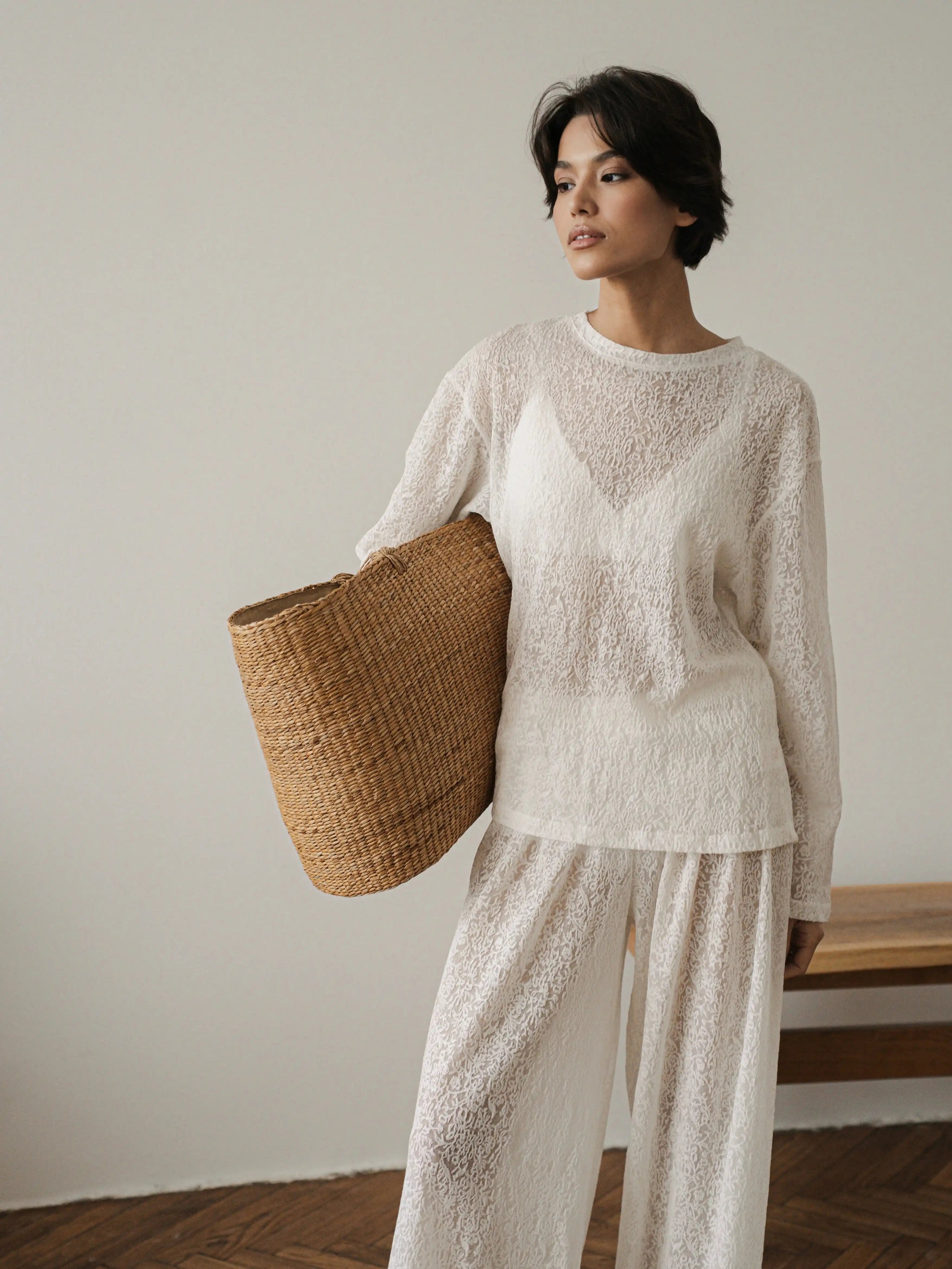 Ecru Long Sleeve
