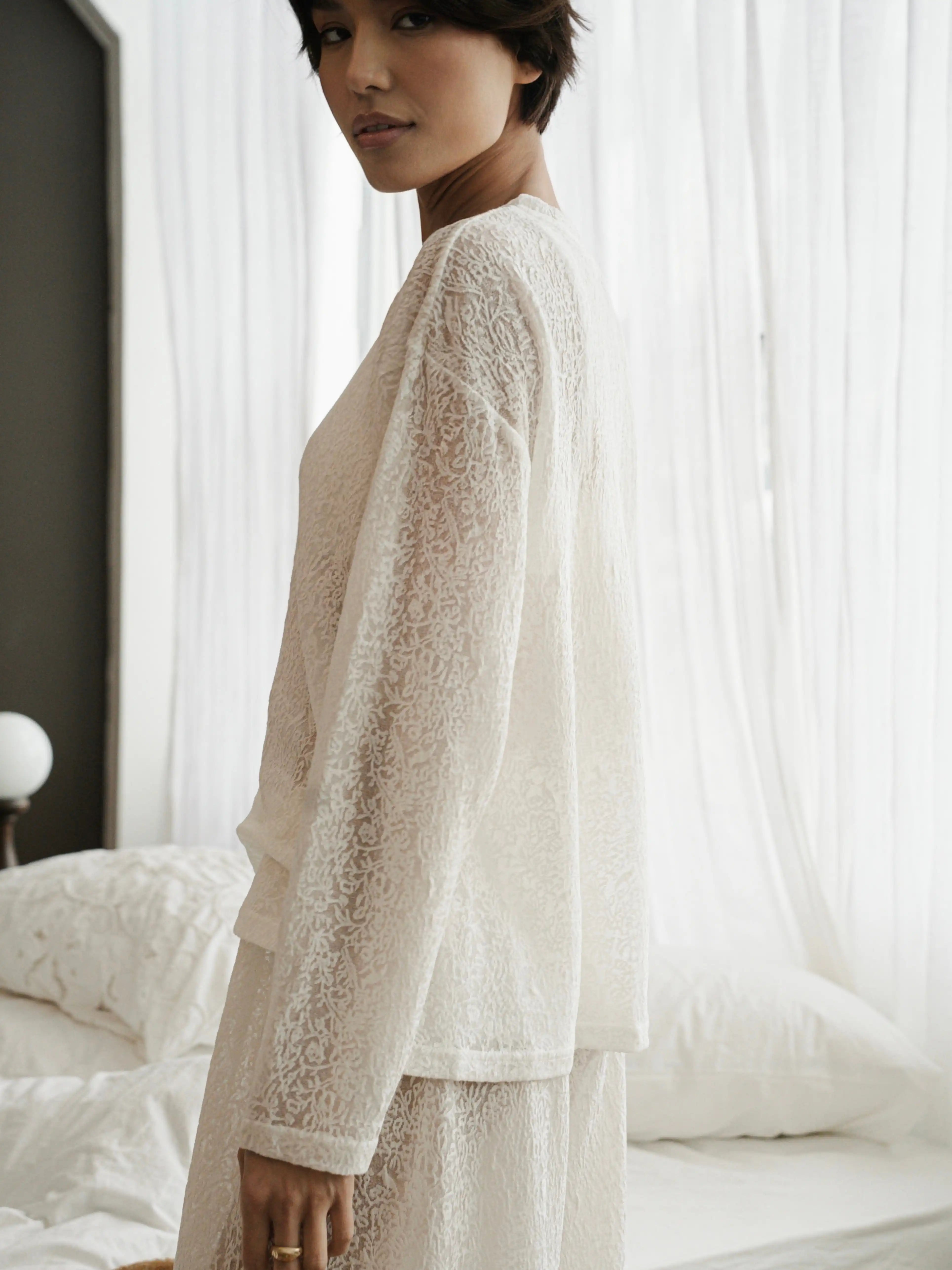 Ecru Long Sleeve