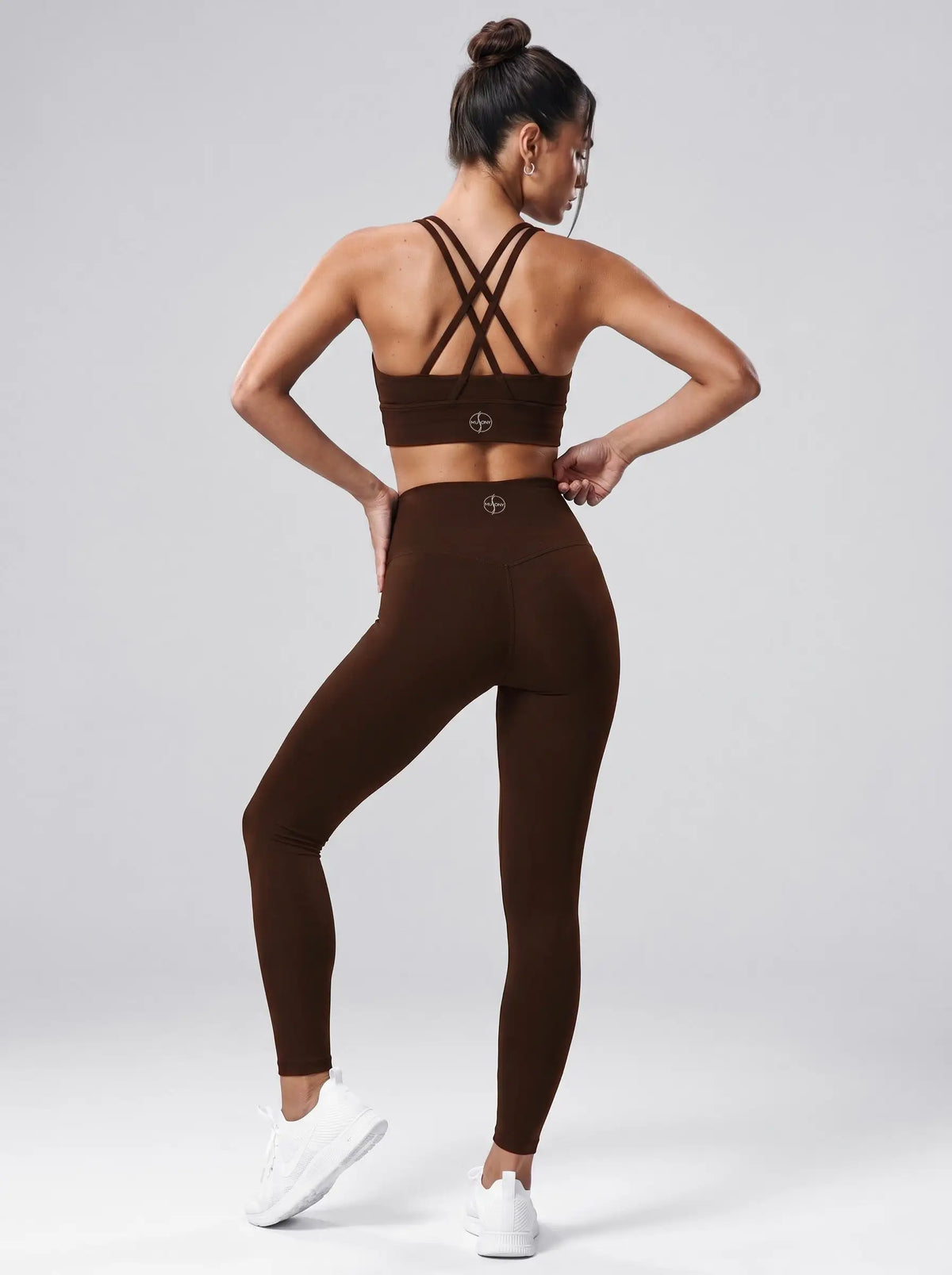 Legginsy – czekoladowe