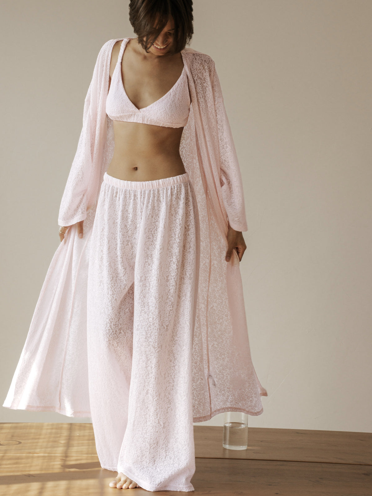 Koronkowe kimono – Róż