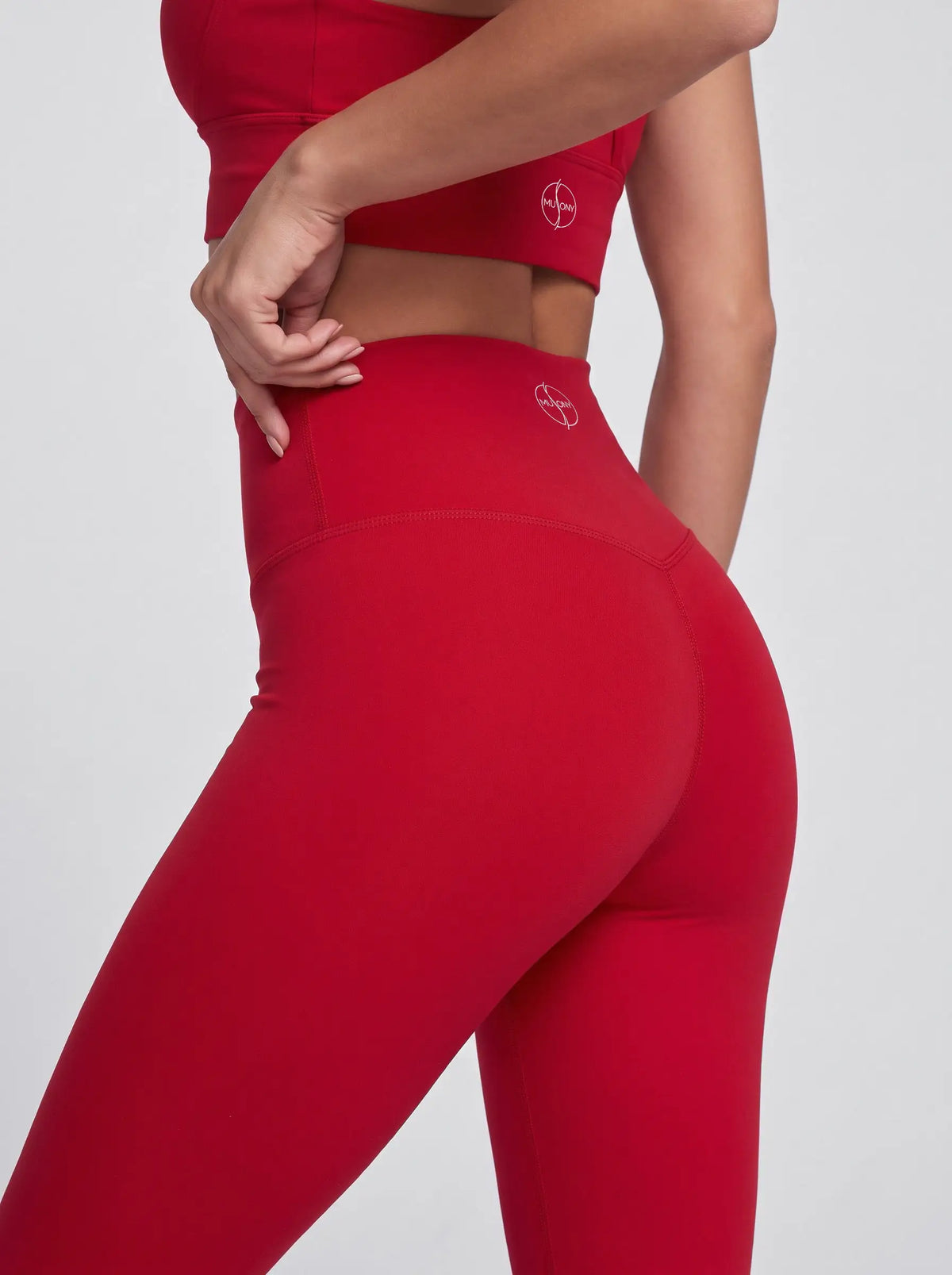 Legginsy – czerwone