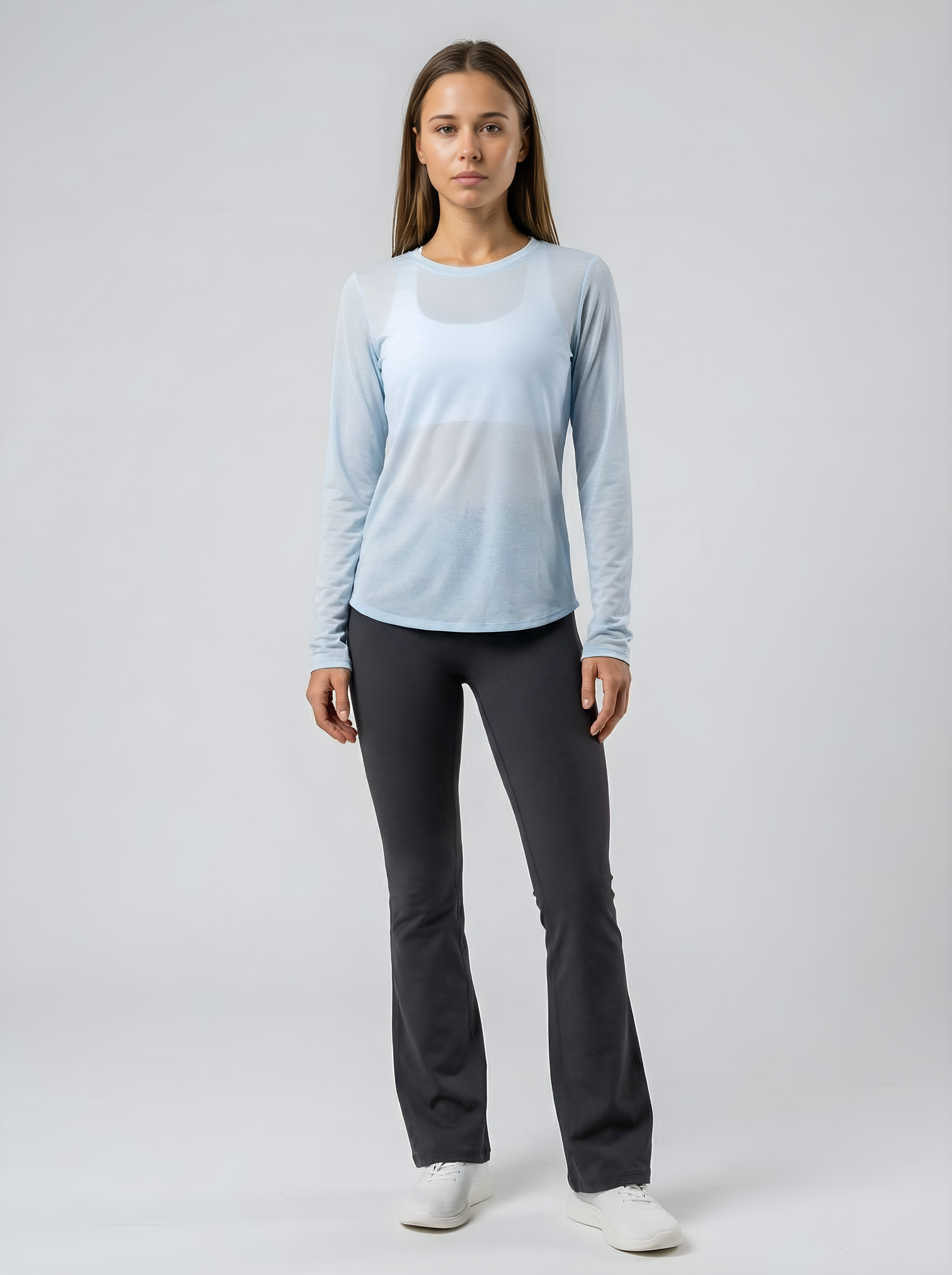 Graphite Flare Sports Leggings