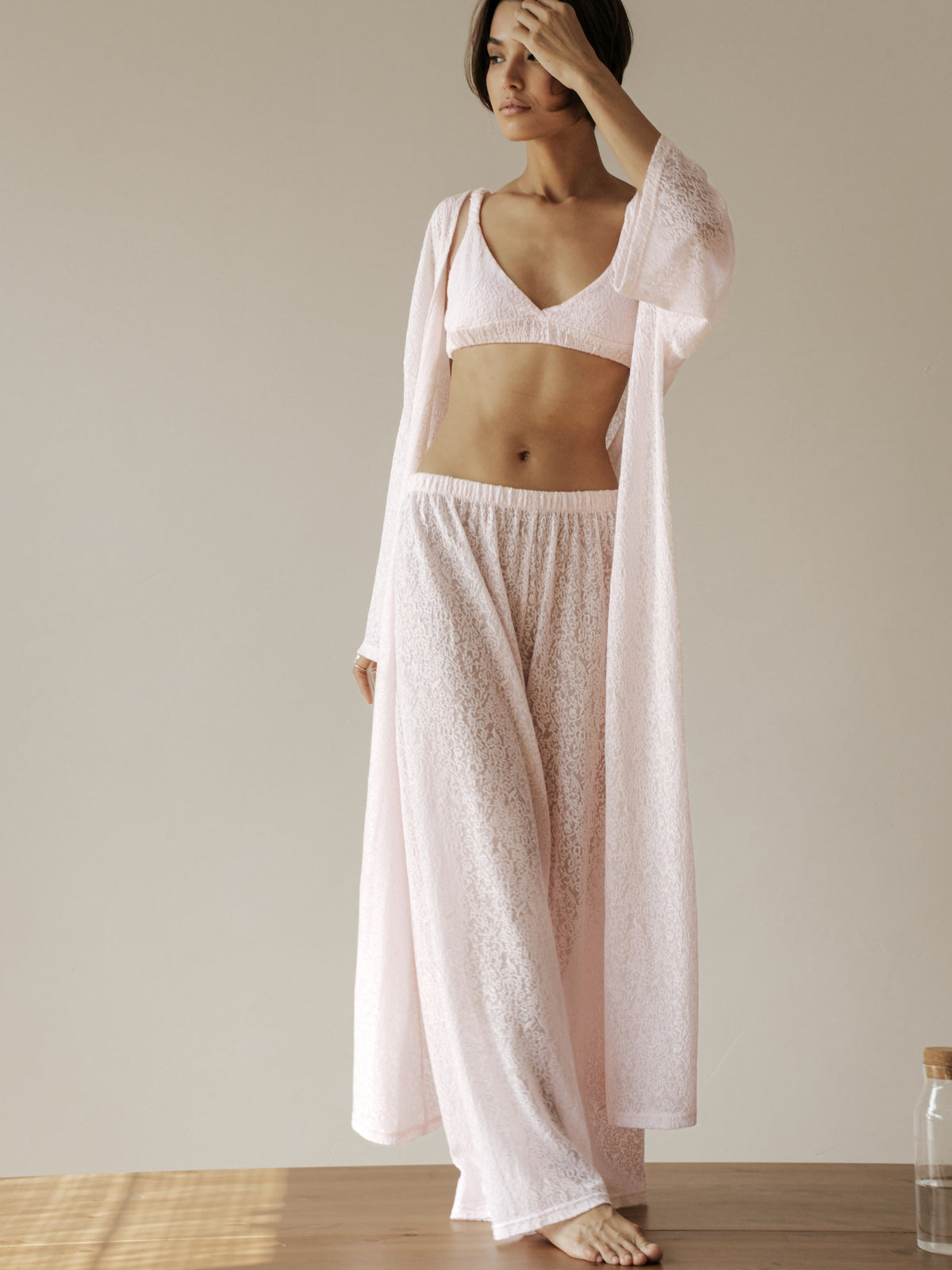 Koronkowe kimono – Róż